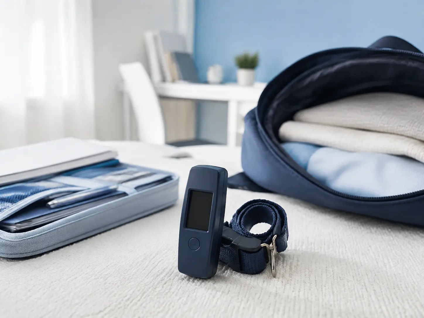 Petite balance numérique à bagages avec écran et sangle